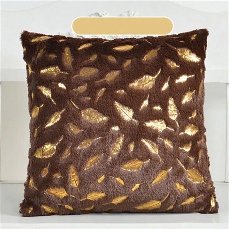 Sofa Cushion Pillow Decoration Room Bed 43x43cm Decorative Fur Pillows Covers