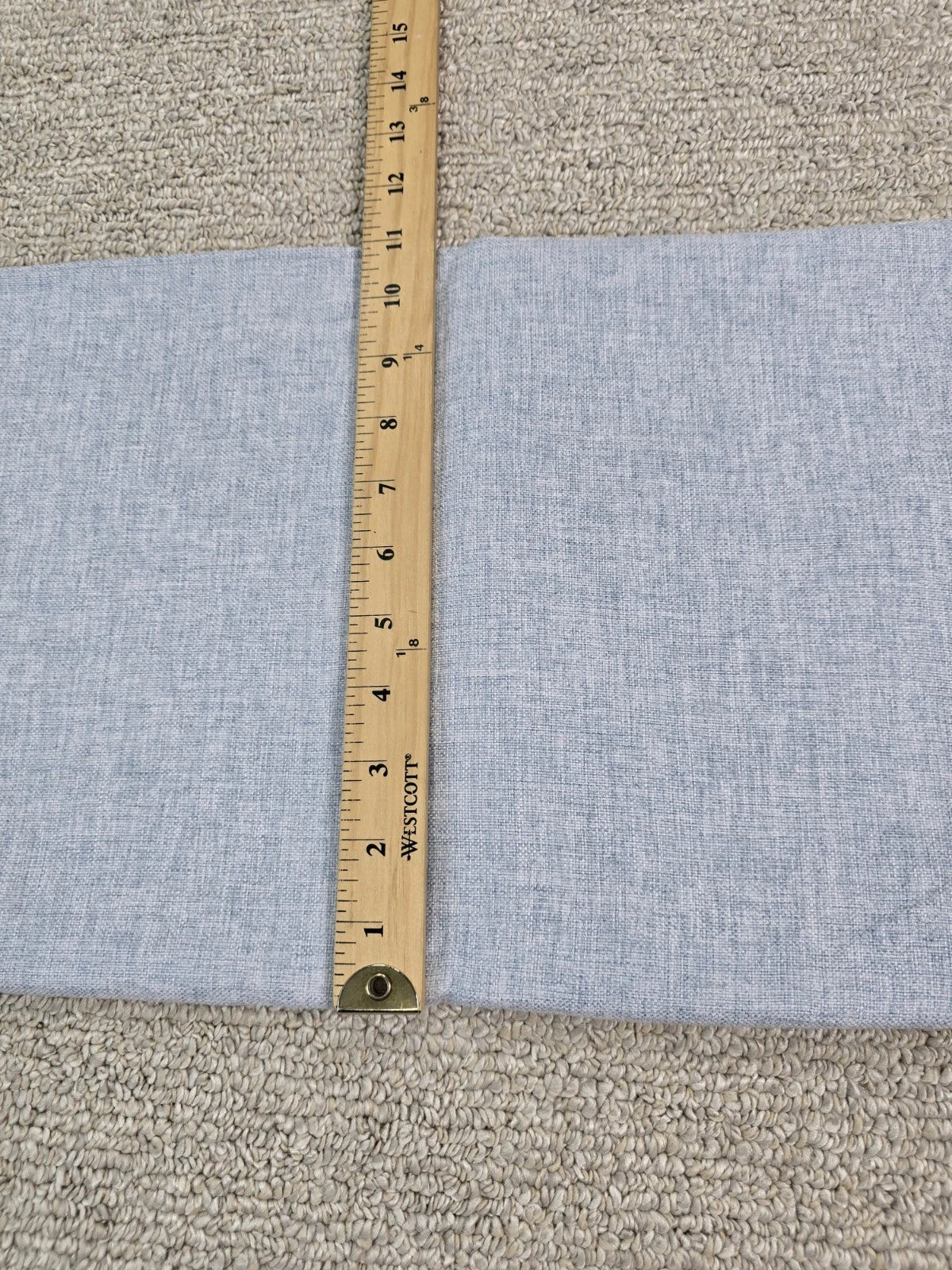 Light Blue 11x19 Cushion Throw Cover Pillow Case Bed Chair Couch Decor Zip