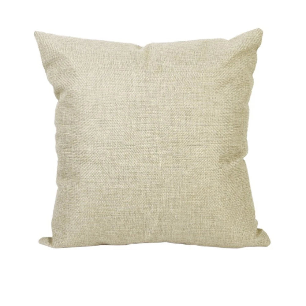 Leaf Decorative Cushion Cover Durable Cotton Linen Sofa Throw Pillow Case