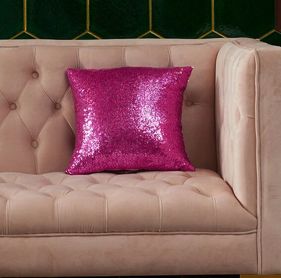 Plain Fluffy Classic Comfy Cushion Cover Cotton Linen Throw Pillow Case Bed Sofa