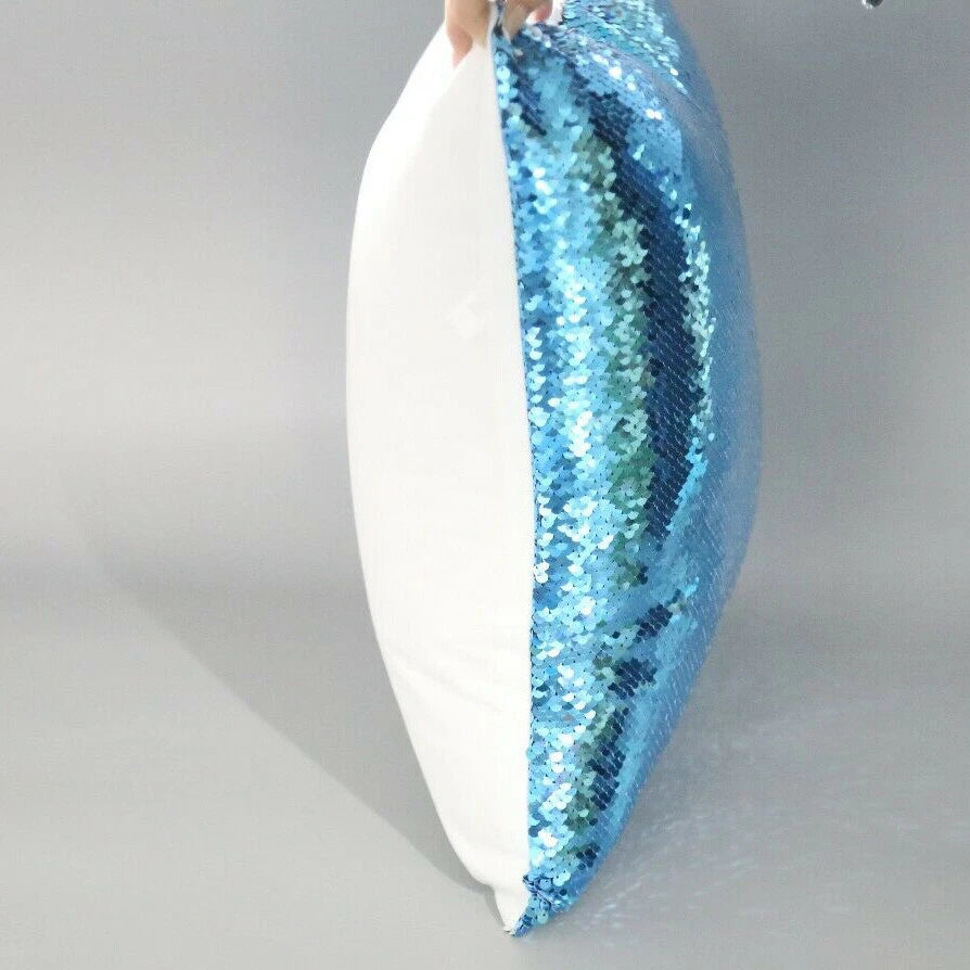 10Pcs Blank Reversible Sequin Pillowcase Home Sofa Car Decor for Sublimation New