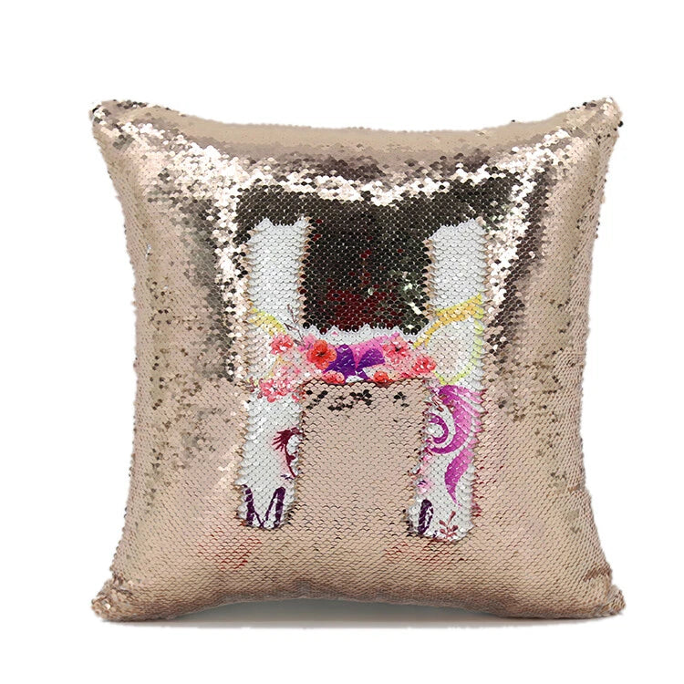 10Pcs Blank Reversible Sequin Pillowcase Home Sofa Car Decor for Sublimation New