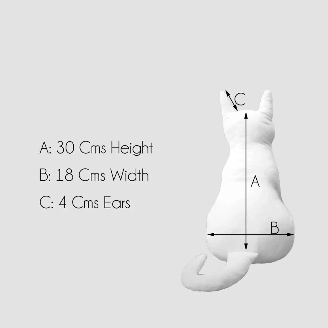 Velvet cat pillow | decorative throw pillow | Kid's kitty Pillow