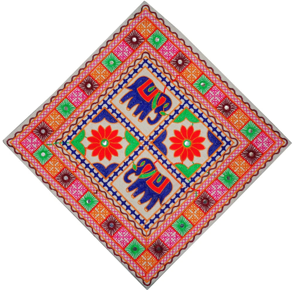 Boho Cushion pillow cases decorative cover sofa throw cotton Ari work Embroidery