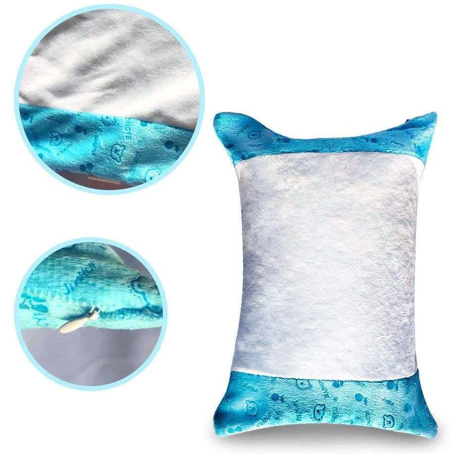 10Pcs Sublimation Blank Pillow Case Cushion Cover for Home Sofa Car Gift Decor