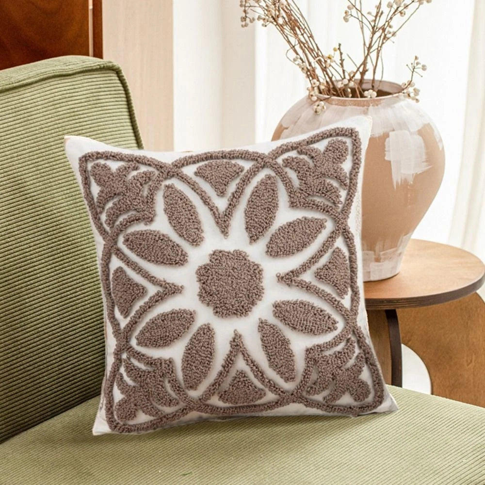 Bohemian Style Throw Pillowcover Square Cushion Cover  Sofa/Bed