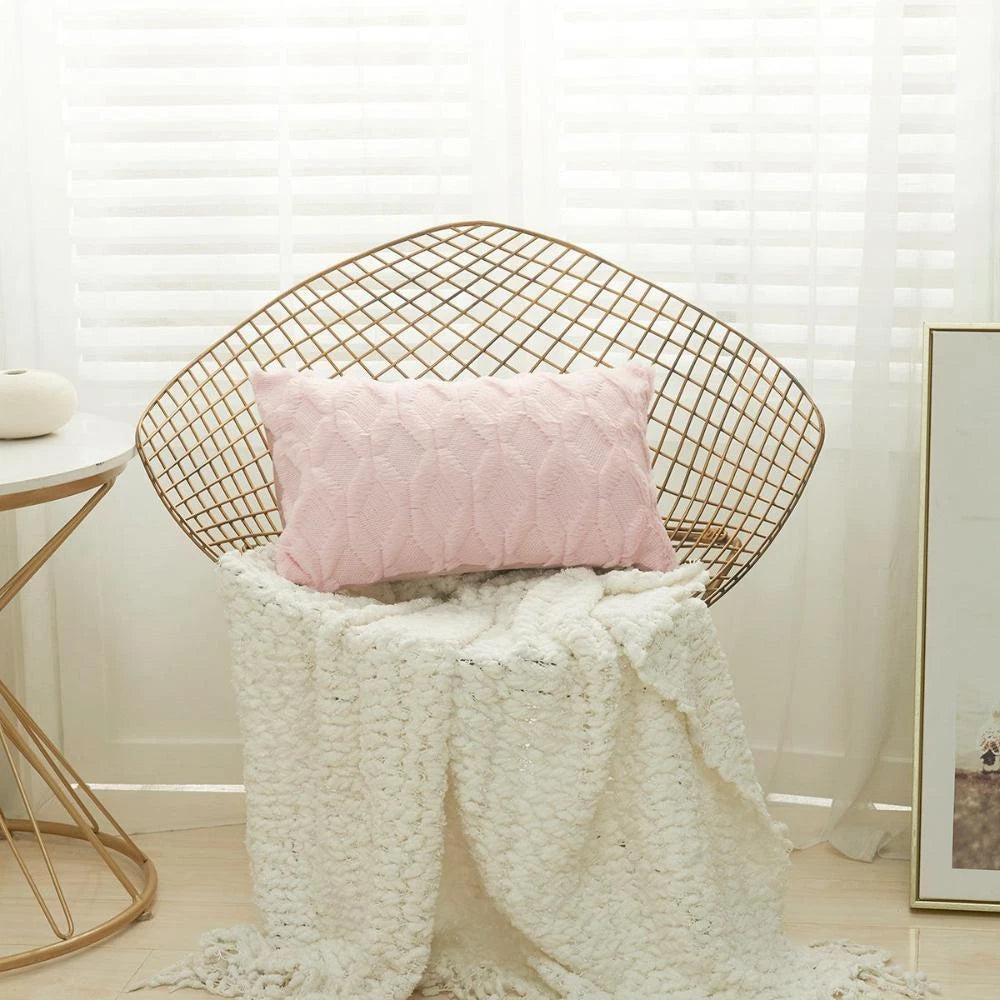For Livingroom,Bed Plush Home Textile Pillow Case Cushion Cover Sofa Decor