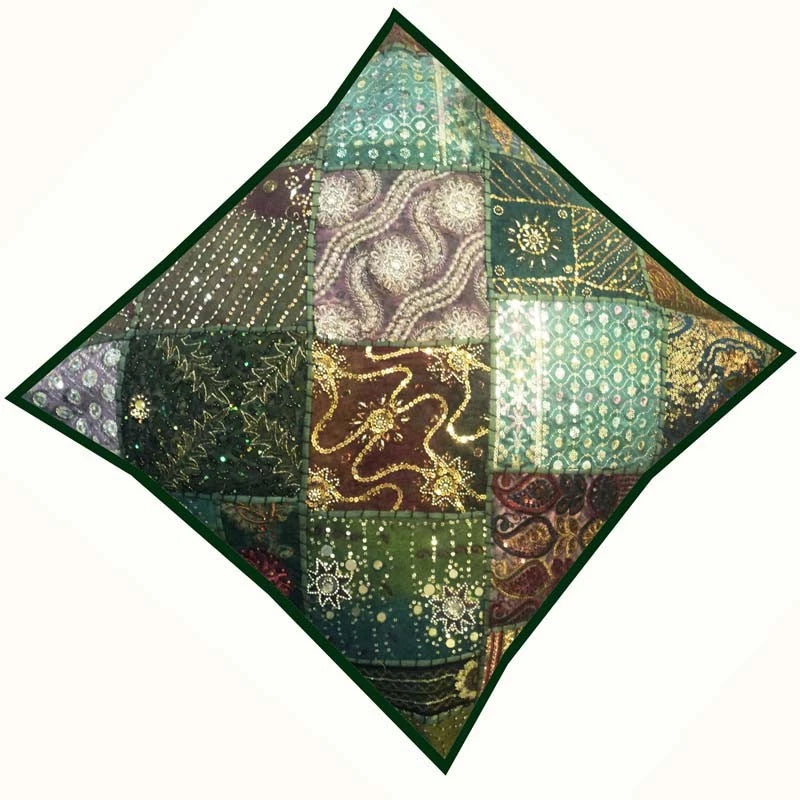 30" SET OF 2 PC Handmade Patchwork Ethnic Sofa Pillow Cushion Cover Living Room