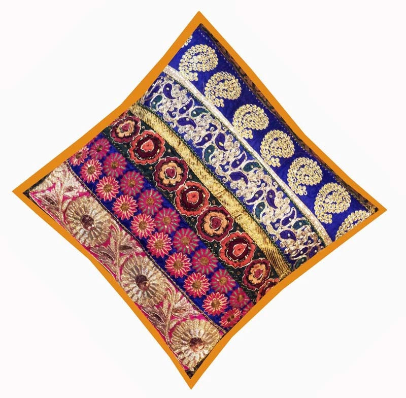 16"-Set of 2 pc Handmade Patchwork Living Room Sofa Pillow Cushion Covers
