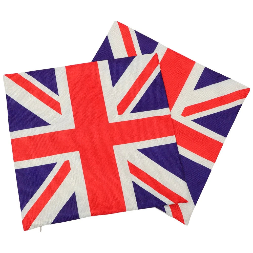 2 Pcs Cushion Cover Office Throw Pillow Covers Sofa Couch Bed Pillowcases