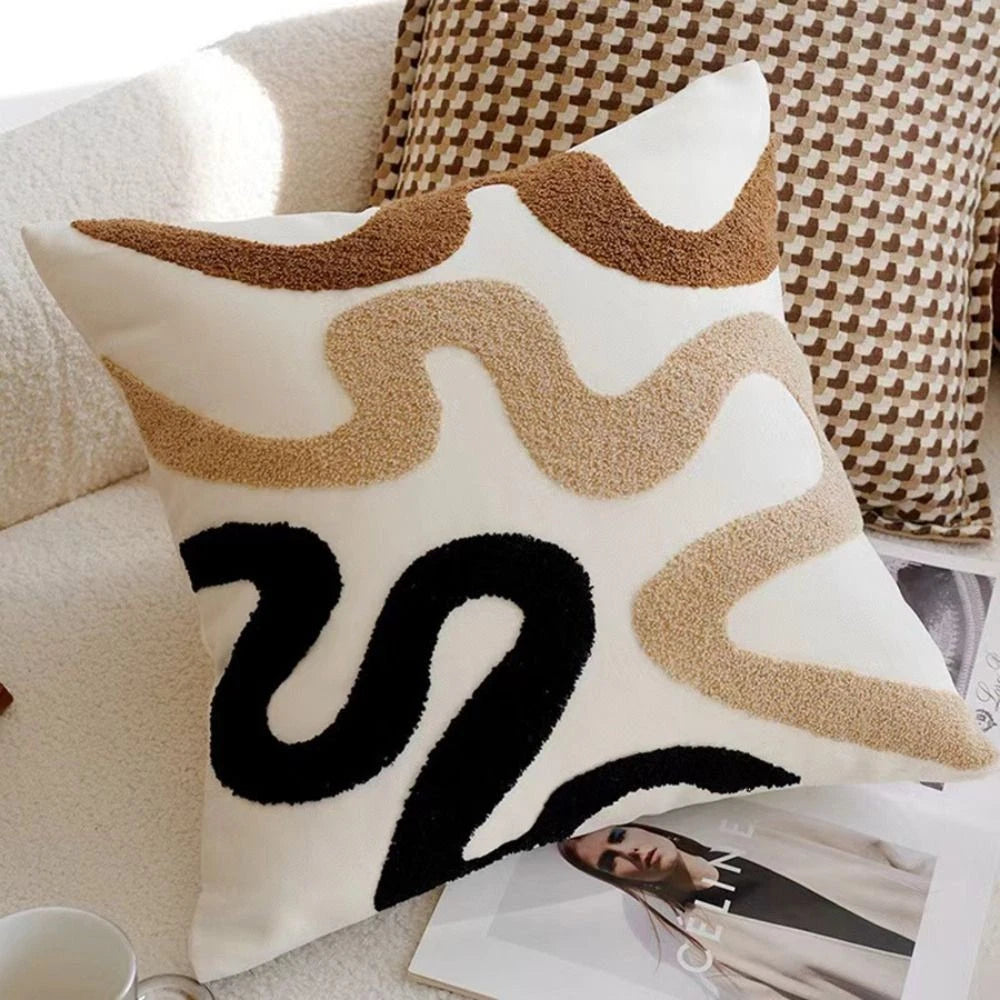 Bohemian Style Throw Pillowcover Square Cushion Cover  Sofa/Bed