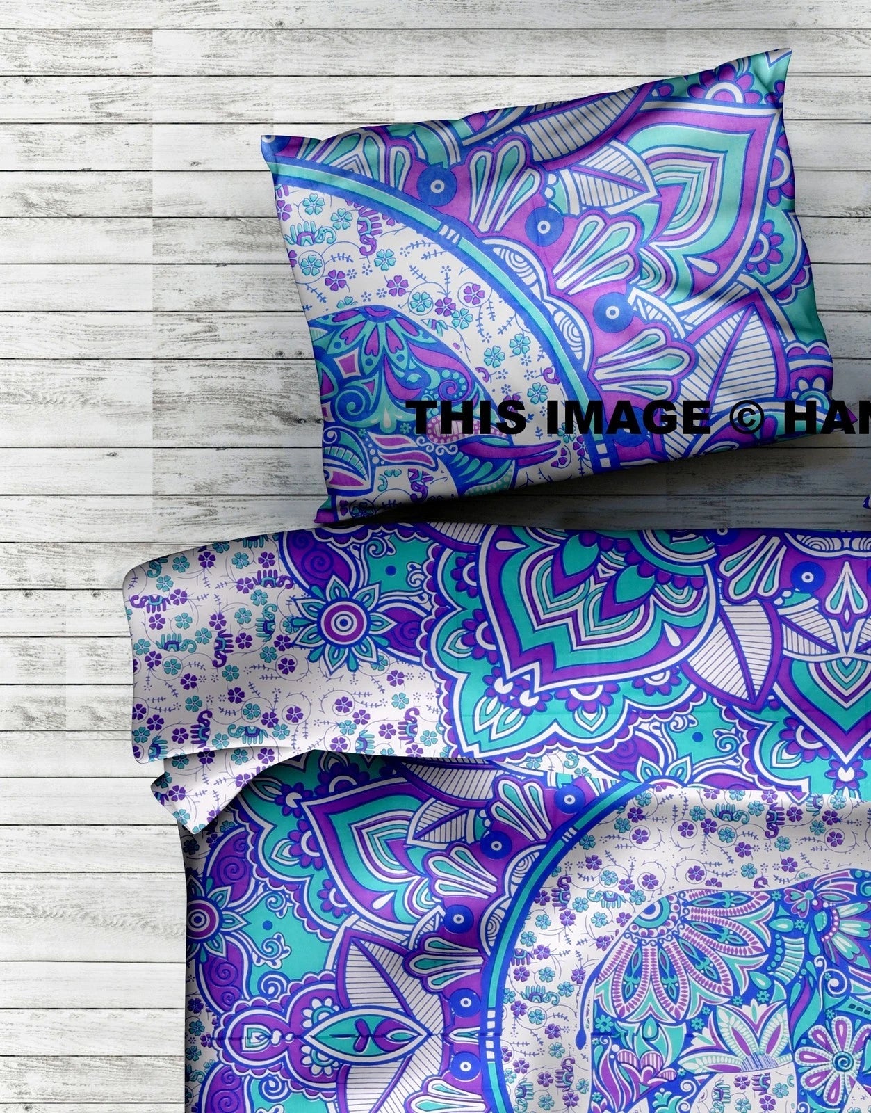 Indien Cotton Mandala Bedding Pillow Cover Cushion Pillow Case Bed Sofa Decor