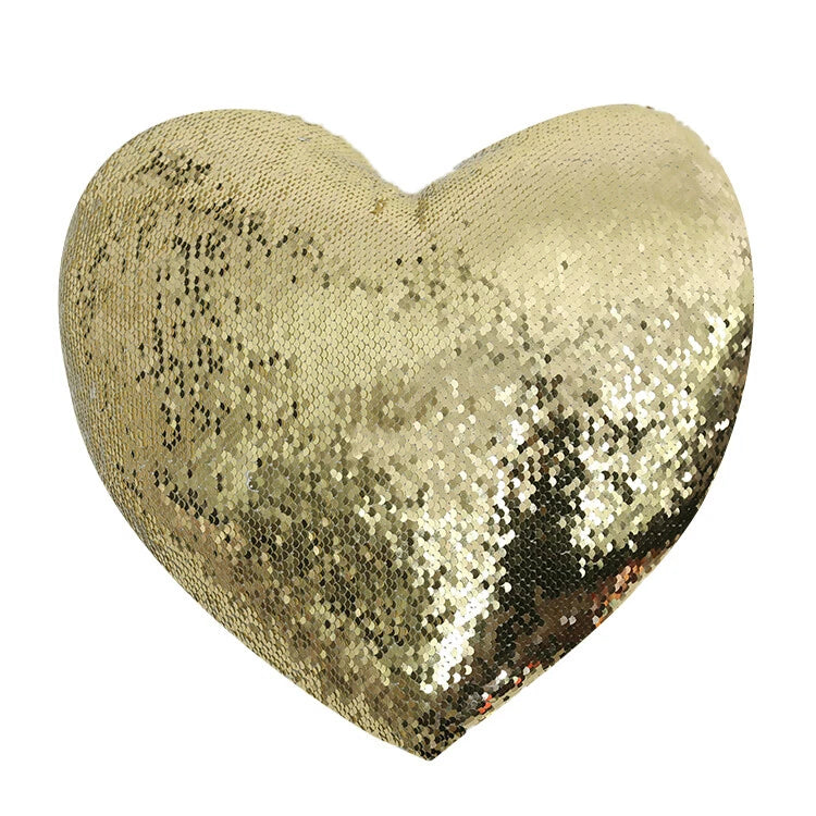 Sublimation Blank Reversible Sequin Pillow Case Cushion Cover for Home Sofa Car