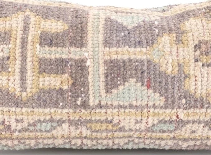 Handwoven Pillow Cover, Turkish Carpet Pillow, Kilim Pillow, 10x20 Pillow Cover