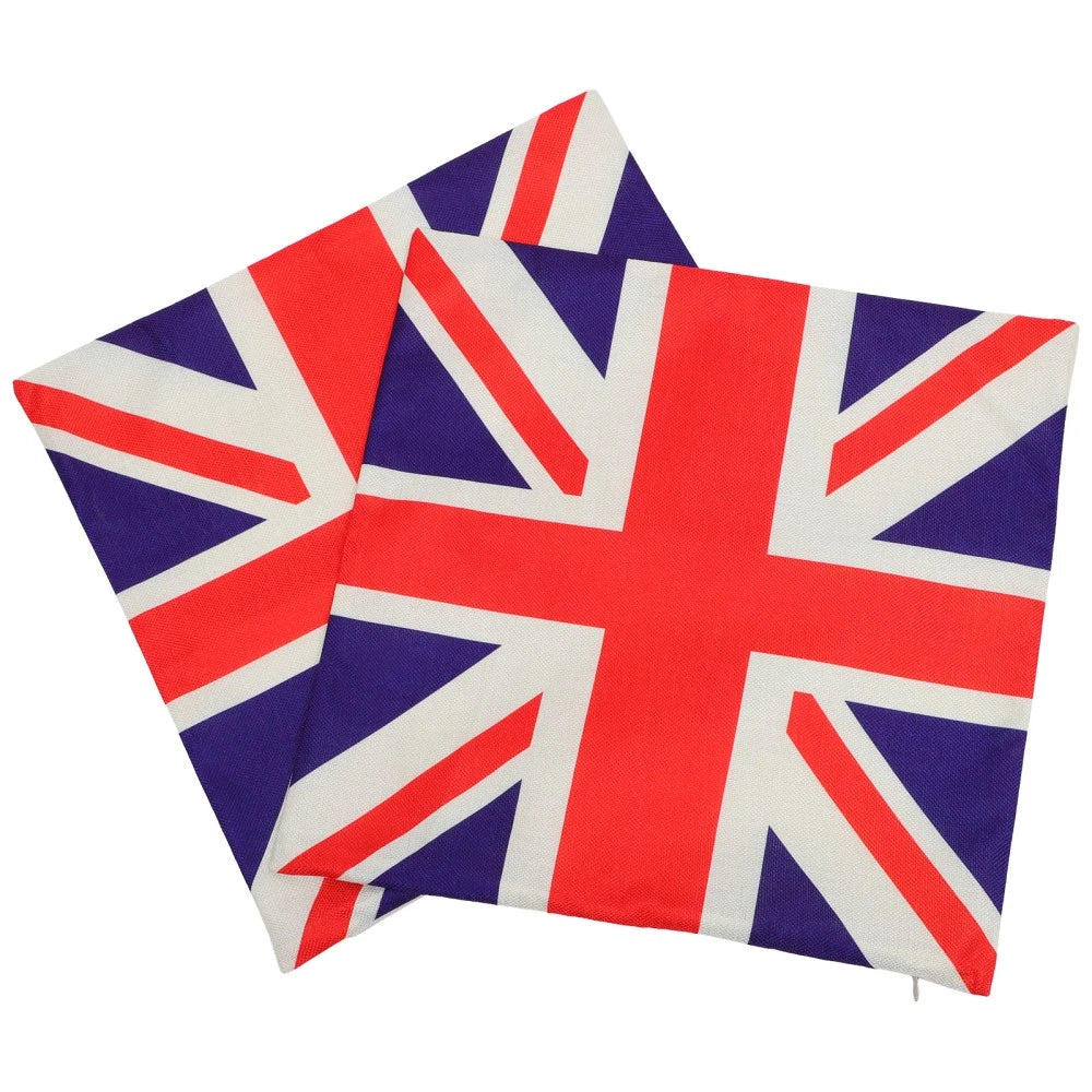 2 Pcs Cushion Cover Office Throw Pillow Covers Sofa Couch Bed Pillowcases