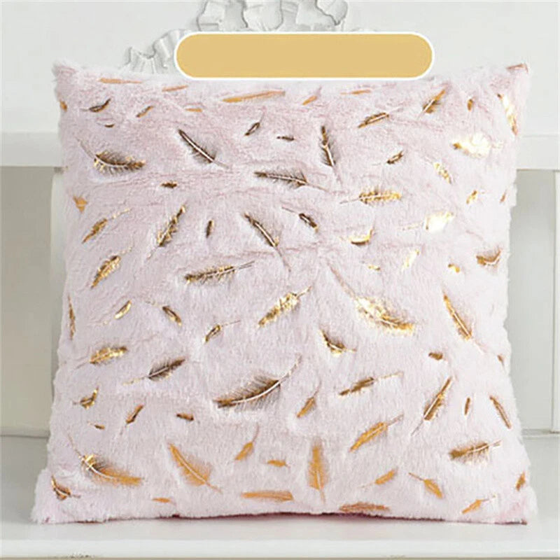Sofa Cushion Pillow Decoration Room Bed 43x43cm Decorative Fur Pillows Covers