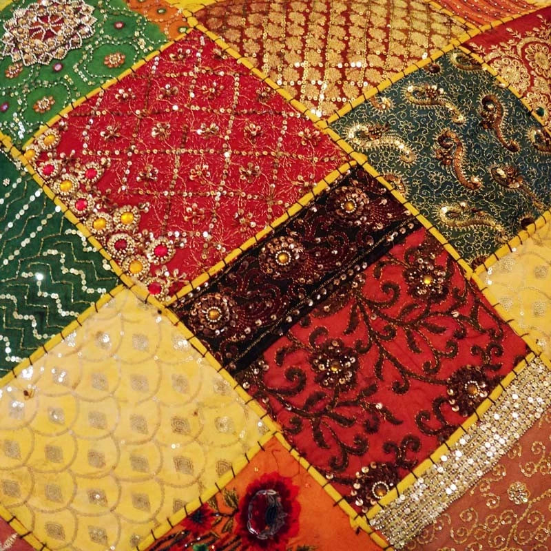 30" Set Of 2 PC Patchwork Cushion Cover Ethnic Sofa Cover Decorative Living Room