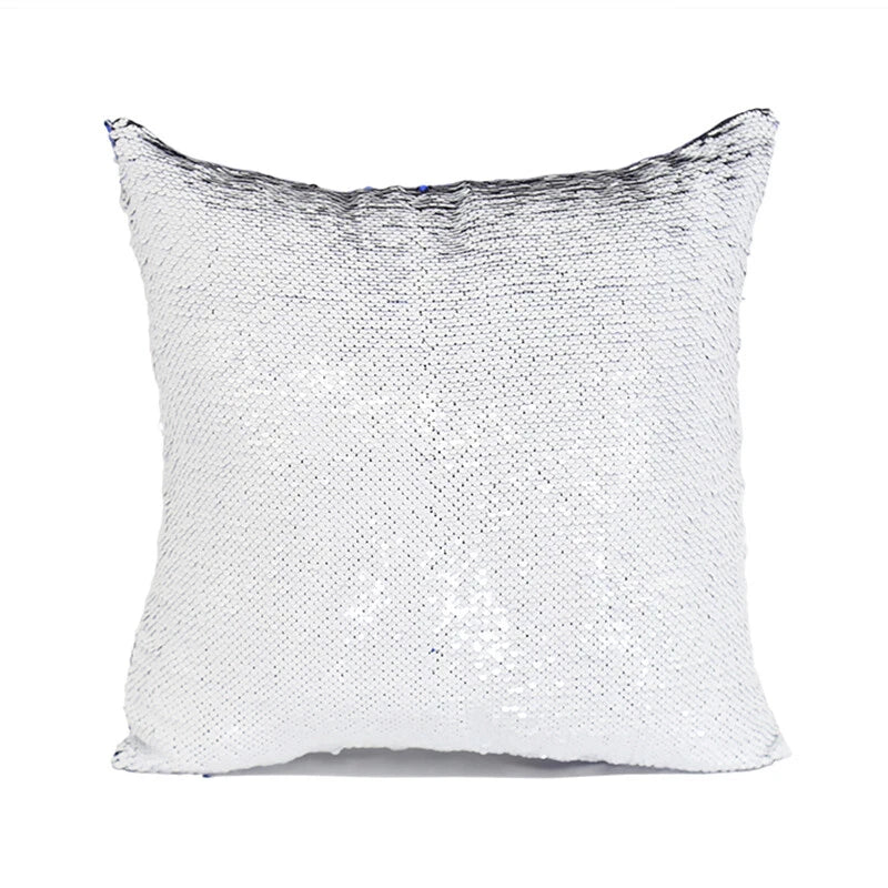 10Pcs Blank Reversible Sequin Pillowcase Home Sofa Car Decor for Sublimation New