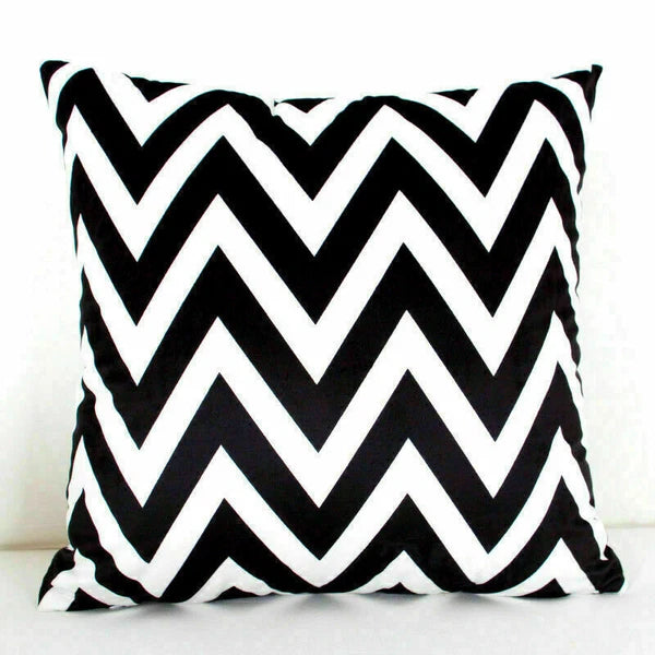 Cushion Sofa Throw Case Waist Geometric Cover Pattern Pillow Home