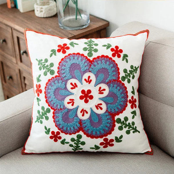 Boho Cushion Cover Bohemian Throw Pillow Case Ethnic Sofa Bed Embroidery NEW