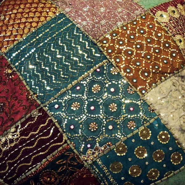 30" SET OF 2 PC Handmade Patchwork Ethnic Sofa Pillow Cushion Cover Living Room