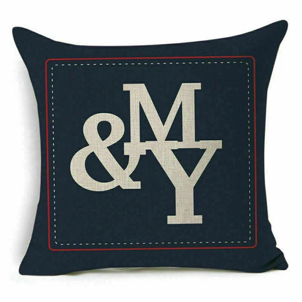 Cover Home Future Decor Waist Pillow Letter Case Cushion Sofa
