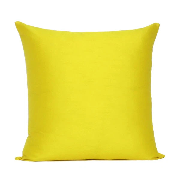 Throw Cushion Cover Reversible Pillow Case Silk Sofa Waist Square Pillowcase 18"