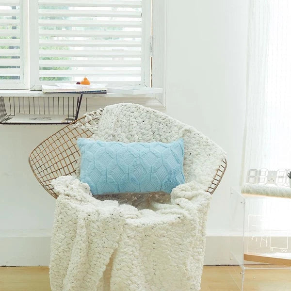 For Livingroom,Bed Plush Home Textile Pillow Case Cushion Cover Sofa Decor