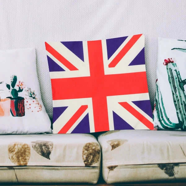 2 Pcs Cushion Cover Office Throw Pillow Covers Sofa Couch Bed Pillowcases