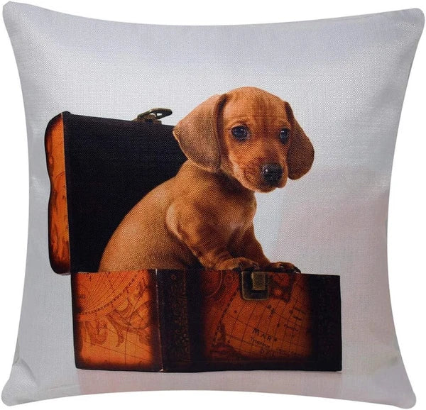 Cushion Cover Animal Print for Home Sofa Chair Bed Couch, Decorative Pillowcases