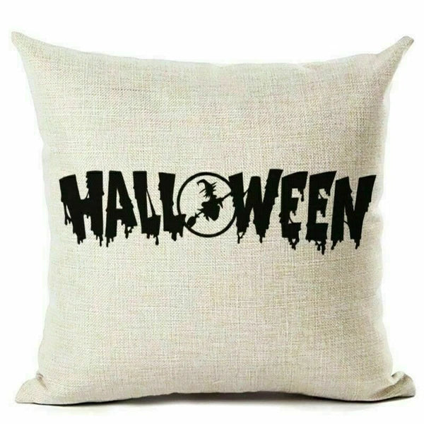 Decor Cushion Hallween Sofa Cover Cover Pumpkin 18"*18" Pillow Pillow Home Case