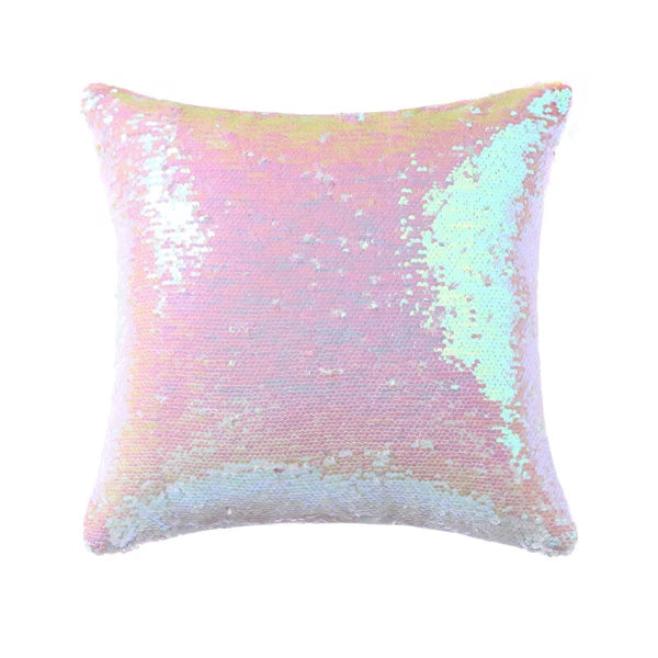 New Sublimation Blank Reversible Sequin Magic Pillowcase Home Sofa Car Decor