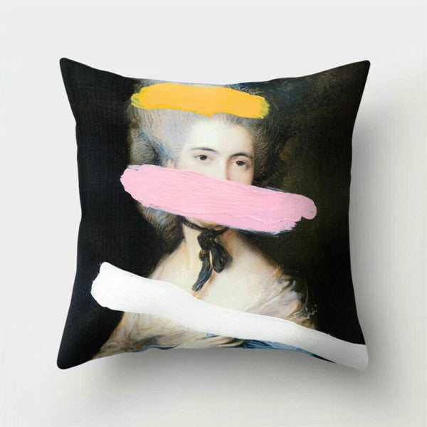 18 inch Polyester Pillow case cover sofa throw waist Home cover cushion Decor