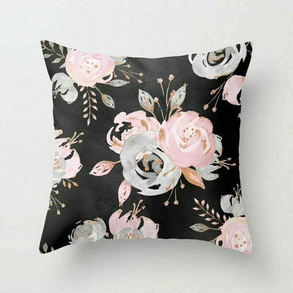 Rustic Flower 18inch Pillow Case Sofa Bed Cushion Cover Home Decor