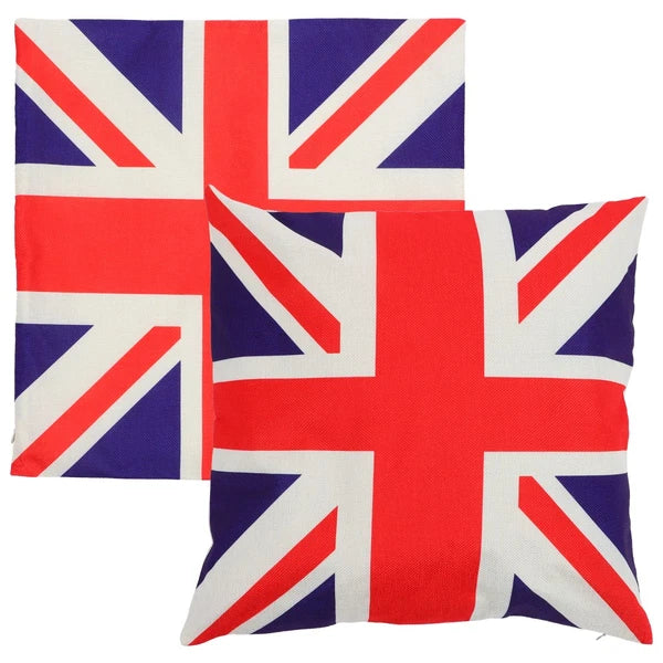 2 Pcs Cushion Cover Office Throw Pillow Covers Sofa Couch Bed Pillowcases