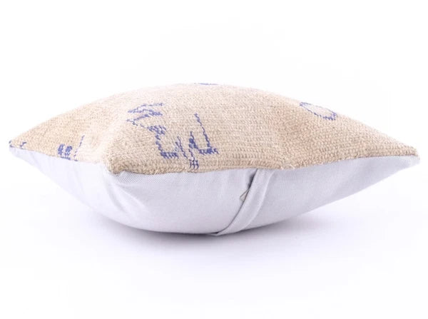 Kilim Pillowcase, Turkish Carpet Pillow Cover, Decorative Pillow, Bohemian Kilim