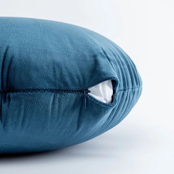 45cm Solid Color Round Cushion Cover Soft Velvet Pillowcase Home Sofa Bed Decor