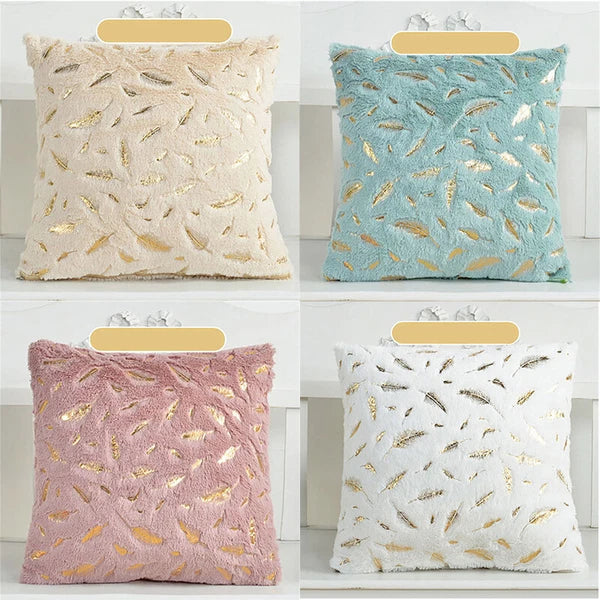 Sofa Cushion Pillow Decoration Room Bed 43x43cm Decorative Fur Pillows Covers