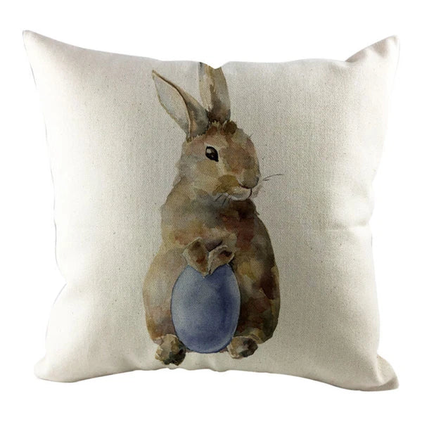 Easter Festival Rabbit Pillow Case Sofa Bed Home Decoration Cushion Waist Cover