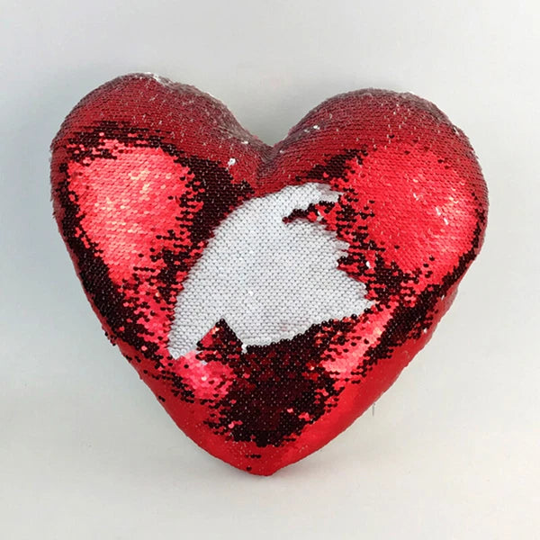 10Pcs Sublimation Blank Reversible Sequin Pillow Case Waist Sofa Cushion Cover