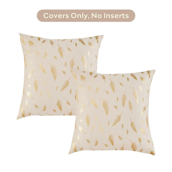 Pack of 2 Decorative Throw Pillow Covers 20x20 Inch for Couch Bed Sofa, Velve...