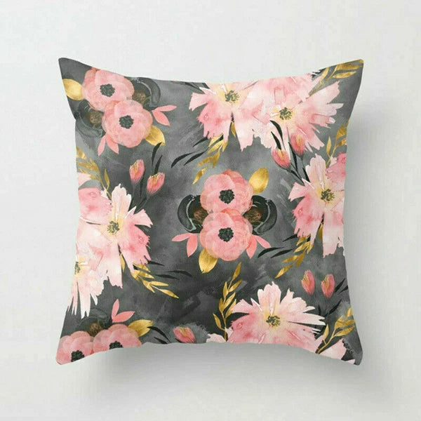 Rustic Flower 18inch Pillow Case Sofa Bed Cushion Cover Home Decor