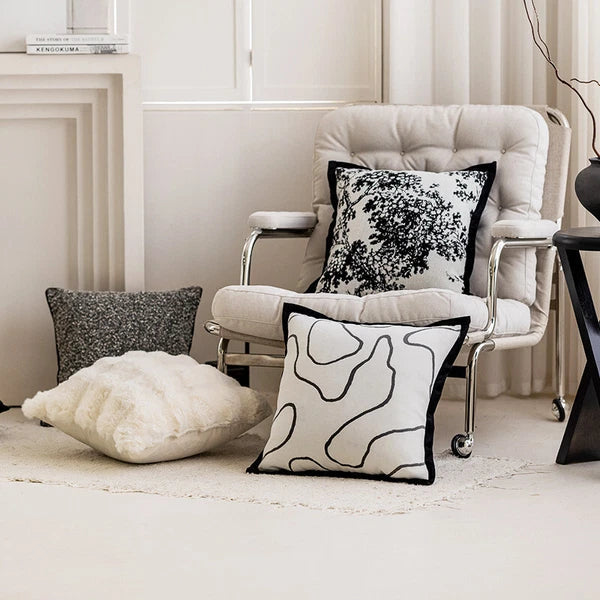 18x18in Luxury Throw Pillow Covers Case Garden Bed Sofa Cushion Indoor Covers