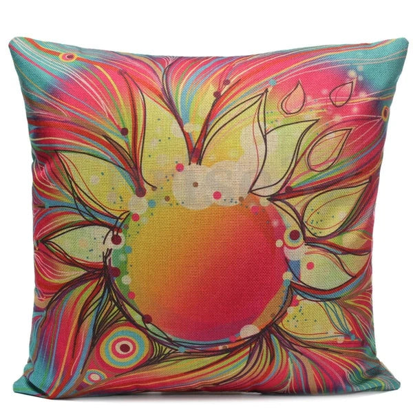 Leaves Feather   Cushion Cover Throw Pillow Case Home Sofa Car Decor