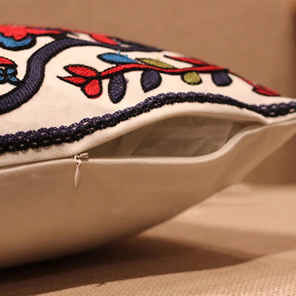 Boho Cushion Cover Bohemian Throw Pillow Case Ethnic Sofa Bed Embroidery NEW