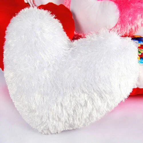10Pcs Heart Shaped Sublimation Blank Pillow Case Fluffy Home Sofa Decor DIY Gift