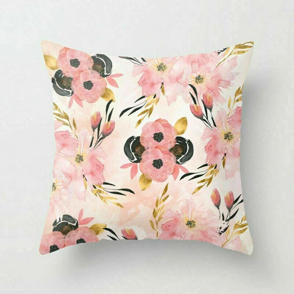 Rustic Flower 18inch Pillow Case Sofa Bed Cushion Cover Home Decor