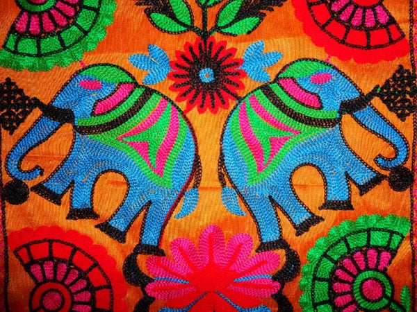 Boho Cushion pillow cases decorative cover sofa throw cotton Ari work Embroidery