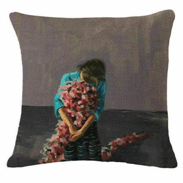 Decor Case Throw Home Flower Cushion Cover Pillow  Sofa Character