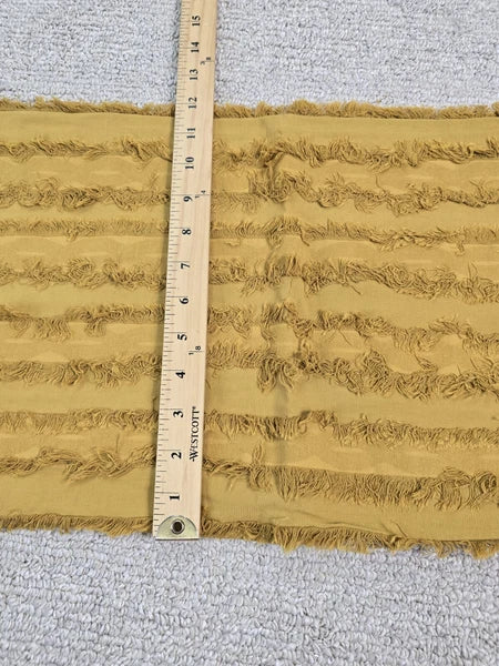 Fringe Yellow 12x19 Cushion Throw Cover Pillow Case Bed Chair Couch Decor Zip